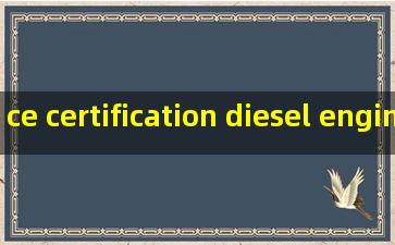 ce certification diesel engine filter